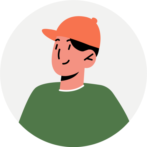 Illustratie van een avatar portret.