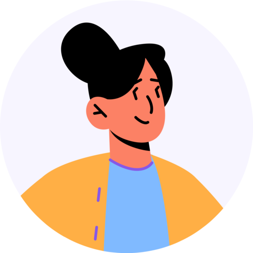 Illustratie van een avatar portret.