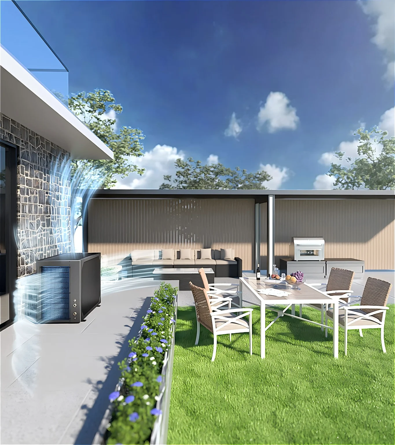 De top-blow R290 warmtepomp-9